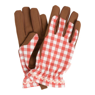 Colour Collection Gloves - Red Check
