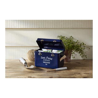 Seed Packet Storage Tin - Blue