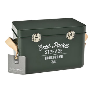 Seed Packet Storage Tin - Green