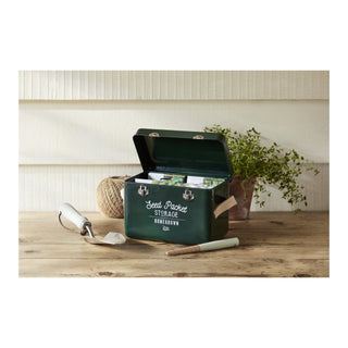 Seed Packet Storage Tin - Green