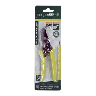 RHS Micro Secateurs - Green